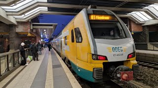 ODEG  Mitfahrt im kompletten RES1 von Oranienburg bis Berlin Gesundbrunnen in der BR 445101 [upl. by Teufert893]