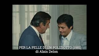 SCENE CULT  PER LA PELLE DI UN POLIZIOTTO 1981 di Alain Delon [upl. by Annaehs]