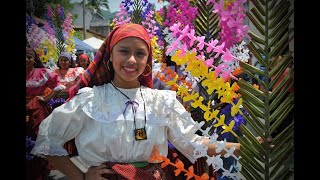 Procesion de Las Palmas Panchimalco El Salvador [upl. by Rogerson]