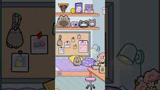 Pusheen Dorm Room 📚🐱 PusheenTheCat tocaboca tocaboca pusheen tocabocaworld [upl. by Namyac]