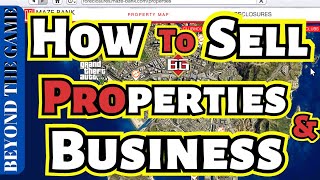 How To Sell Your PROPERTIES and BUSINESS In GTA 5 Online [upl. by Brosy]