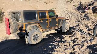 Anza Borrego Off Road Jeep Trip Diablo Drop Off Sandstone Canyon [upl. by Yehsa780]