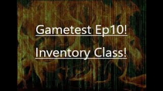 Minecraft Gametest Ep10 Inventory class [upl. by Kelly]