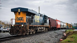 CSX 5210 Pulls L739 Back North Through Cordele GA  352024 [upl. by Mattheus]