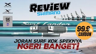 Joran SHIMANO SURF LANDER 425 CXT ● Blank Spiral X  Hi Power X • Fuji K Guide SiC [upl. by Eiggep]