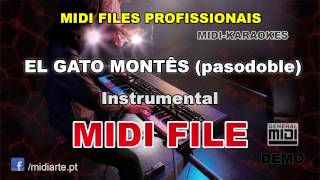 ♬ Midi file  EL GATO MONTÊS pasodoble  Instrumental [upl. by Millford703]