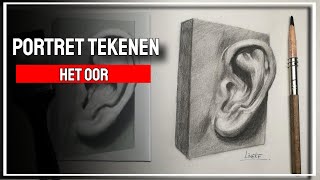 Hoe teken je een Mond  Portret tekenen met houtskool [upl. by Hollenbeck]