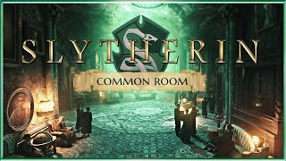 The Slytherin Dungeons Common Room ◈ Ambience amp Soft Music [upl. by Ainesej]