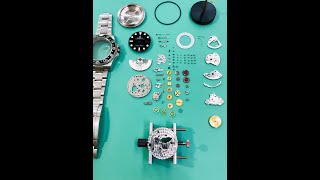 ROLEX GMT MASTER 2  SERVICE [upl. by Weatherley869]