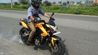 Bajaj Pulsar 200 NS Road Test And Detailed Review [upl. by Adnov]