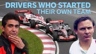 7 F1 Drivers Who Started Their Own Team [upl. by Naasar]