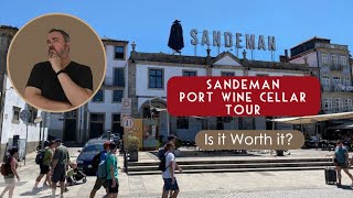 Sandemans Port Wine Cellar Tour Honest Review  Vila Nova de Gaia Portugal portwinecellars [upl. by Haceber]