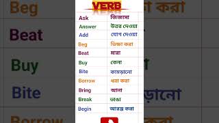 Word Book english to Bengali Meaning [upl. by Akimat]