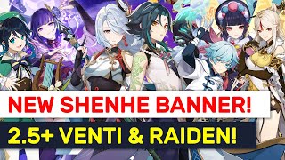 NEW 24 Shenhe amp Xiao BANNER EPIC Upcoming 2526 ReRuns  Genshin Impact [upl. by Hareehat]