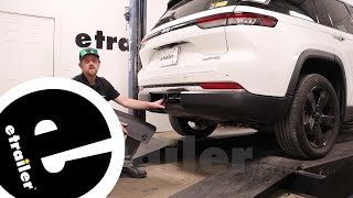 How to Install the Curt Trailer Hitch Receiver on a 2022 Jeep Grand Cherokee WL  new body [upl. by Ahsilam]