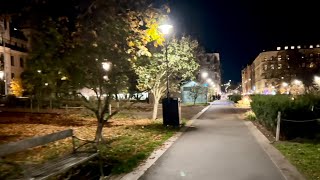 Stockholm Walks Polishusparken Police headquarters park at Kungsholmen [upl. by Modern]