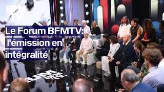 Pouvoir dachat sécurité immigration le Forum BFMTV en intégralité [upl. by Ynaffital]