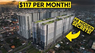 Ultra BUDGET 117pm Bangkok Condo Tour Regent Home 27 [upl. by Alarice]