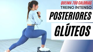 Treino Intenso de Posteriores e Glúteos em casa  Queima 700 Kcal  45 min [upl. by Gide157]