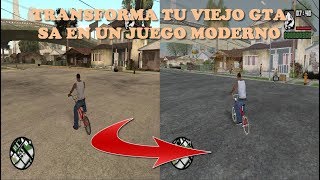 GTA SA DirectX 20 Gameplay en español  Tutorial como instalar [upl. by Amhsirak]