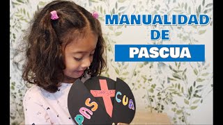 Manualidad fácil cristiana de Pascua para niños  Manualidad sencilla [upl. by Yliak806]