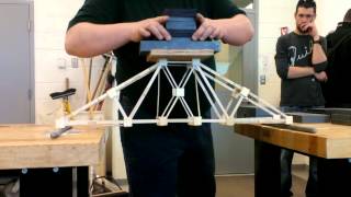 NSCC Civil Engineering Tech 2014 Year 1 Bridge Building Project [upl. by Peppard]