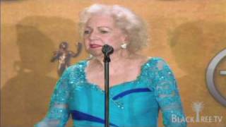 Betty White wins Actor® for Lifetime Achievement Award SAG Awards 2010 [upl. by Anilok]