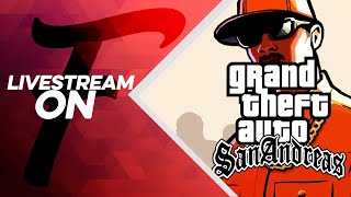 EU VOLTEI E ESTOU VIVO  GTA SAN ANDREAS 100 🔴LIVE🔴 [upl. by Awram]