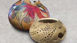 Create Beautiful Carved Gourds with the FiliPoint Burr [upl. by Thormora]