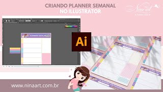 Produzindo planner no Illustrator speed [upl. by Mauri]