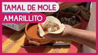 Tamal de mole amarillito y pescado asado de Oaxaca [upl. by Alekal]