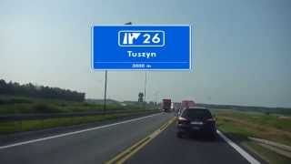 Autostrada  Highway A1 Piotrków T  Tuszyn [upl. by Gerdeen]