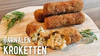 Garnalen Kroketten maken receptShrimp croquettes recipe [upl. by Areivax]