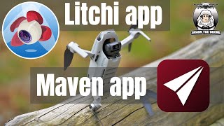 Litchi app or Maven app Which is better shaunthedrone [upl. by Kristianson]