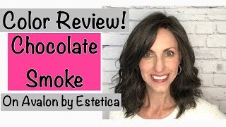 CHOCOLATE SMOKE Color Review on Estetica’s Avalon [upl. by Nigem286]