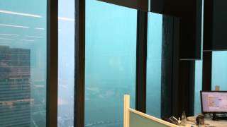 Brisbane CBD hail storm 27112014 Part 12 [upl. by Ycram395]