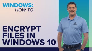 How to Secure Files and Folders in Windows 10 with Encryption [upl. by Wendall]