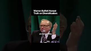 Warren Buffett Is Diversification REALLY Protecting Your Wealth [upl. by Ateuqal]