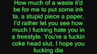 Eminem  Puke Lyrics [upl. by Ordnasela]