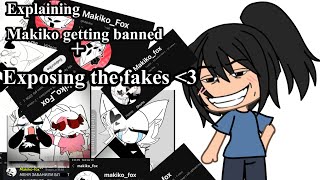 Exposing fakes and explaining why makiko is ⚠️banned go to description⚠️ [upl. by Treblihp]