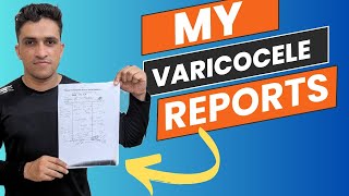 my varicocele reports  varicocele treatment without surgery  varicocele ka elaj pak fitness [upl. by Skeie85]