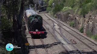 Steam Locomotive 3526 Nanny Returns to Thirlmere  October 2019 [upl. by Brig]