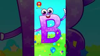 Letter B 🥰  Everything About Letter B ⚽🍌🚲 alphabet shorts baby educationalvideos instagram [upl. by Alexia]