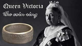 Silver Coin Ring made from large Queen Victoria 1887 coin [upl. by Knowling]