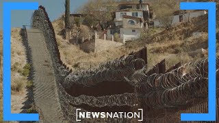 Nogales US town Mexican city divided by border wall  Rush Hour [upl. by Einnaoj782]