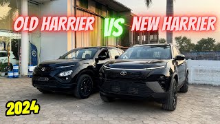 New Harrier vs Old Harrier Comparison  Harrier Facelift 2024😍 [upl. by Akinak835]