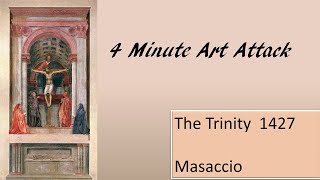 4 Minute Art Attack  The Trinity  Masaccio introduced by the Revd Bill Snelson [upl. by Dudden]