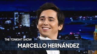 Marcello Hernández Sold Tickets Next to Drug Dealers and Makes His Tonight Show StandUp Debut [upl. by Eerbua]