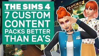 7 Sims 4 CC Packs That Are Better Than EAs  Best Custom Content Packs [upl. by Bergren309]