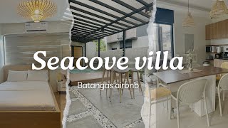 Airbnb in Batangas  Seacove Villa  Travel Collab ❤️  Nathalie Beatrix [upl. by Adnahcir107]